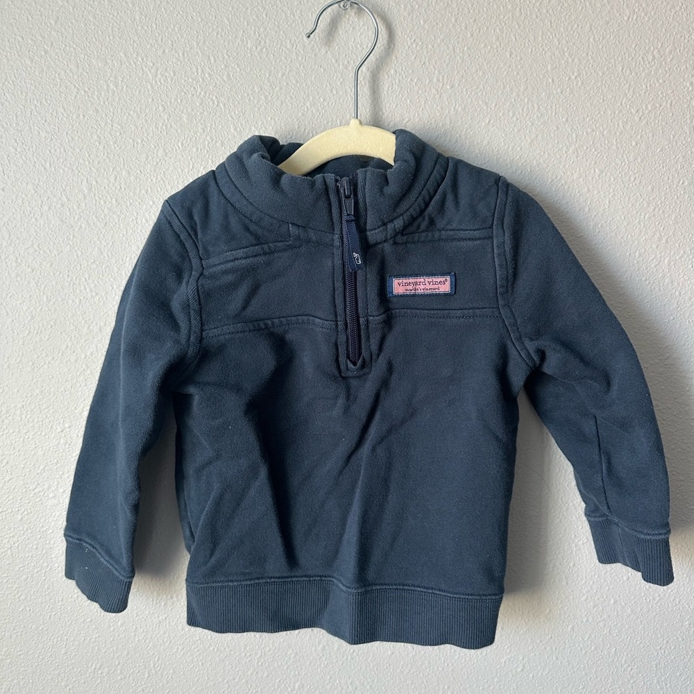 Vineyard Vines Navy Blue Shep Shirt 3T